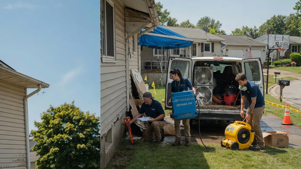Ceiling Leak Cleanup in Stockton, IL near me