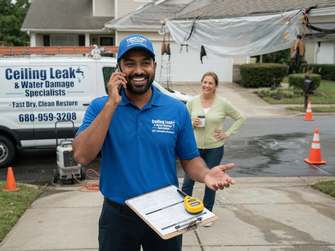 Ceiling Leak Cleanup Stockton, IL FAQs